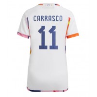 Belgicko Yannick Carrasco #11 Vonkajší Ženy futbalový dres MS 2022 Krátky Rukáv